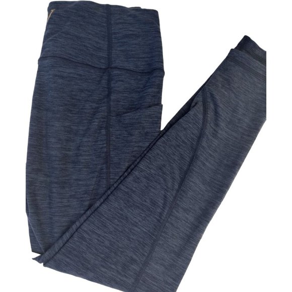 VICTORIA'S SECRET Total Knockout High-Rise Perforated Legging Navy Heather Size - Picture 1 of 7